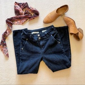 high-rise crop work jeans | ANTHROPOLOGIE